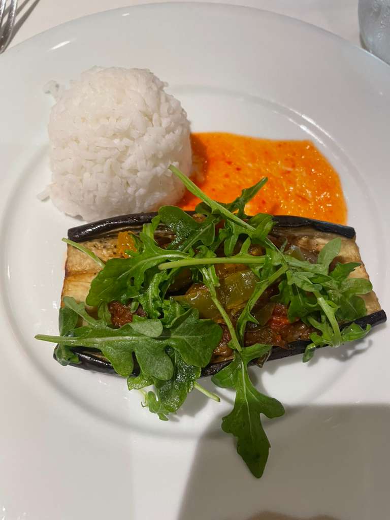 Stuffed eggplant